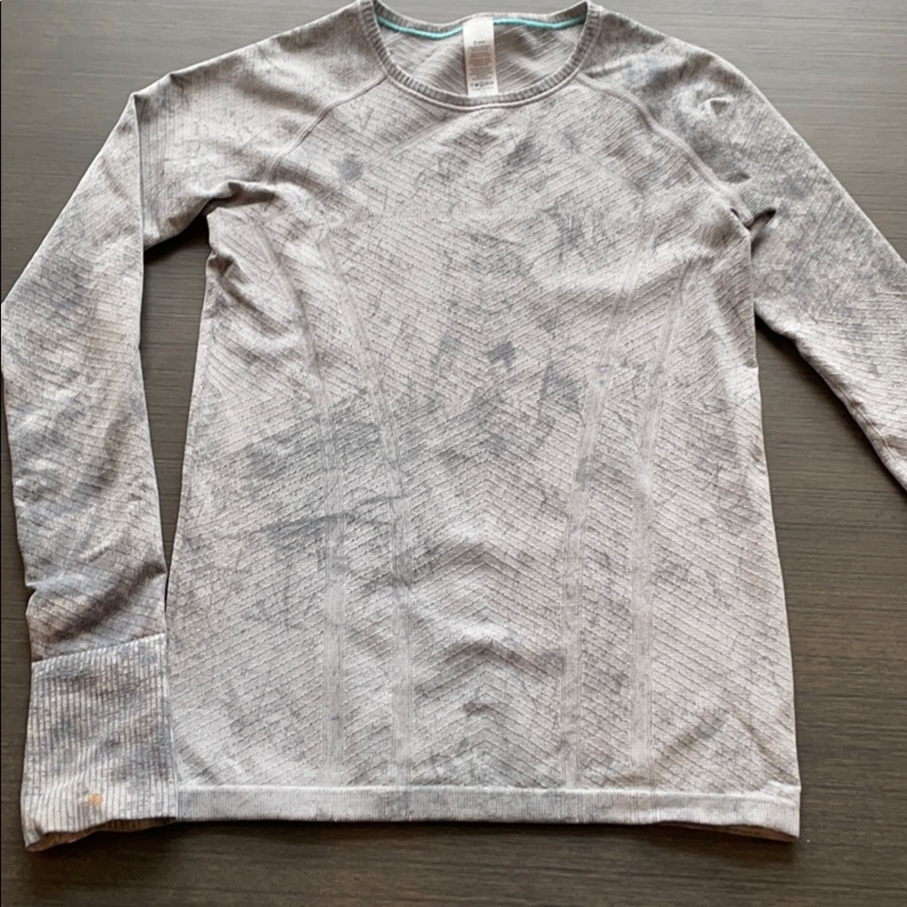 Marble Grey IVVIA tight long sleeve